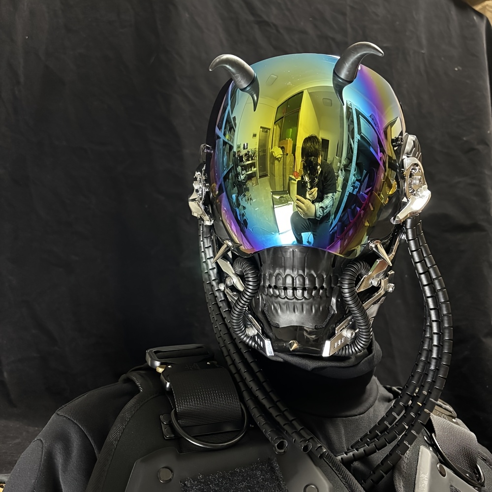 cyberpunk mask half face iconic movie tv Temu Philippines