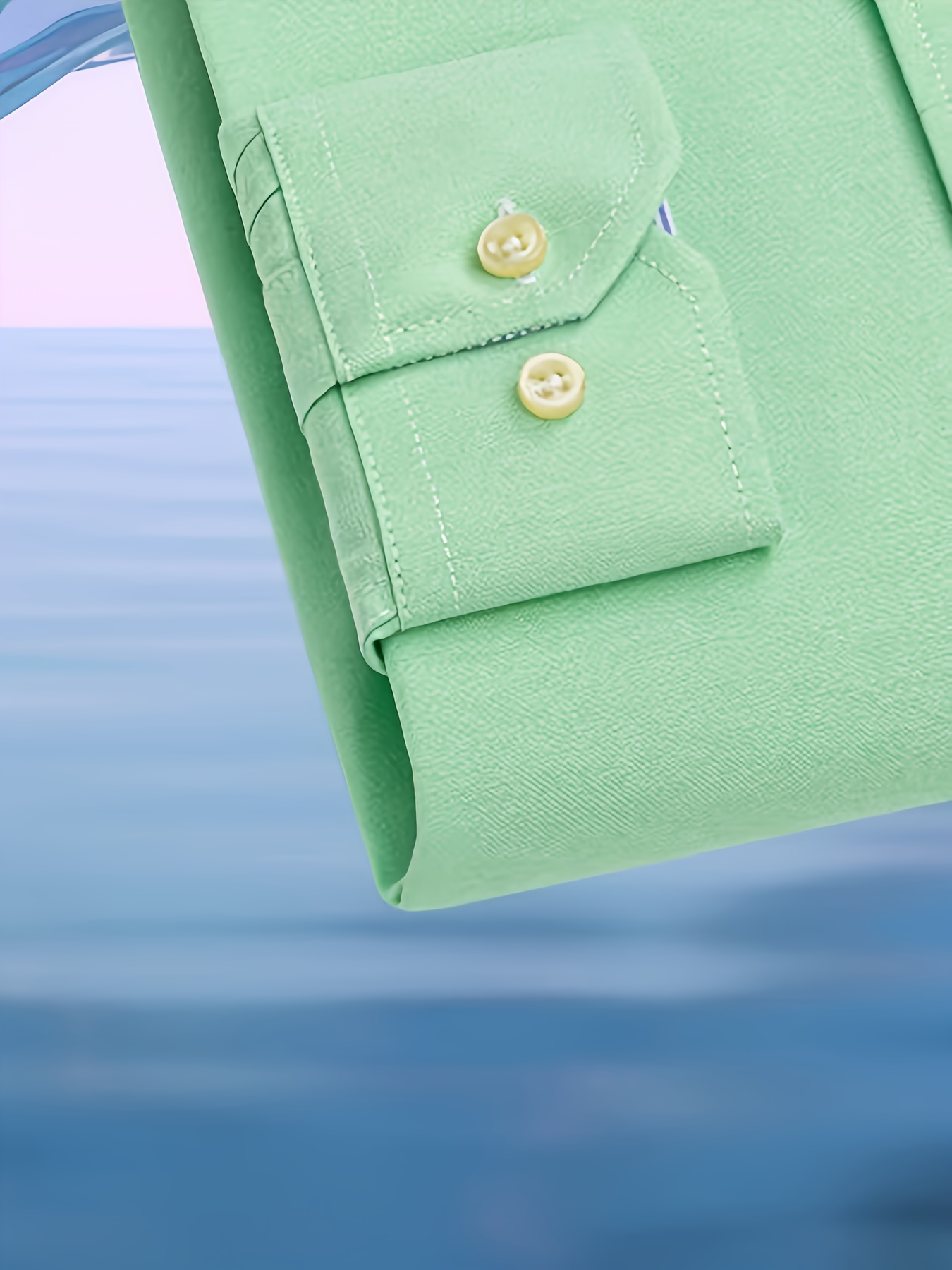 قميص رجالي عصري كاجوال بأكمام طويلة من قماش أكسفورد | مطرز، بأزرار، مناسب للعطلات وعصرية، متوفر بألوان متعددة