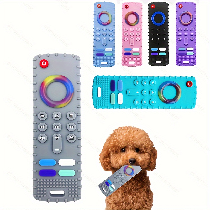 

Teething Toy For Dogs: Realistic Remote Chew Toy, Multi-color,, Suitable For Puppies And Small Dogs