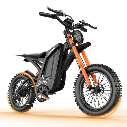 electric off road bicycle 48v 25a detachable battery electric off road motorcycle smart display screen multi shock absorption electric bicycle 7speed turn brake lights smart headlights