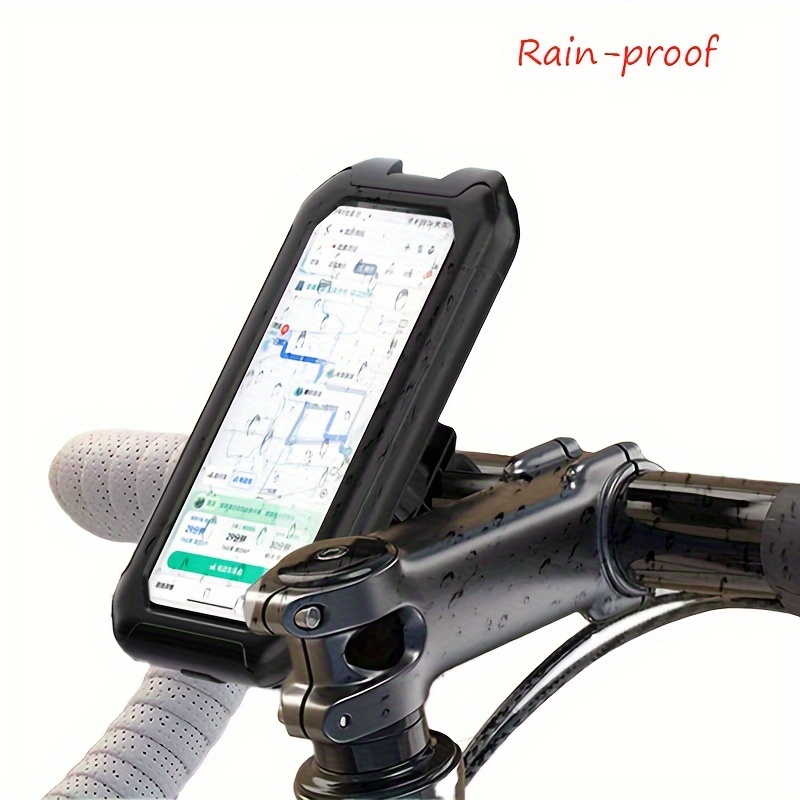 

Waterproof Motorcycle Bike Phone Navigation Holder Support, Universal Electric Bicycle Gps 360° Swivel Adjustable Bracket, Rainproof Shockproof Cycling Equipment