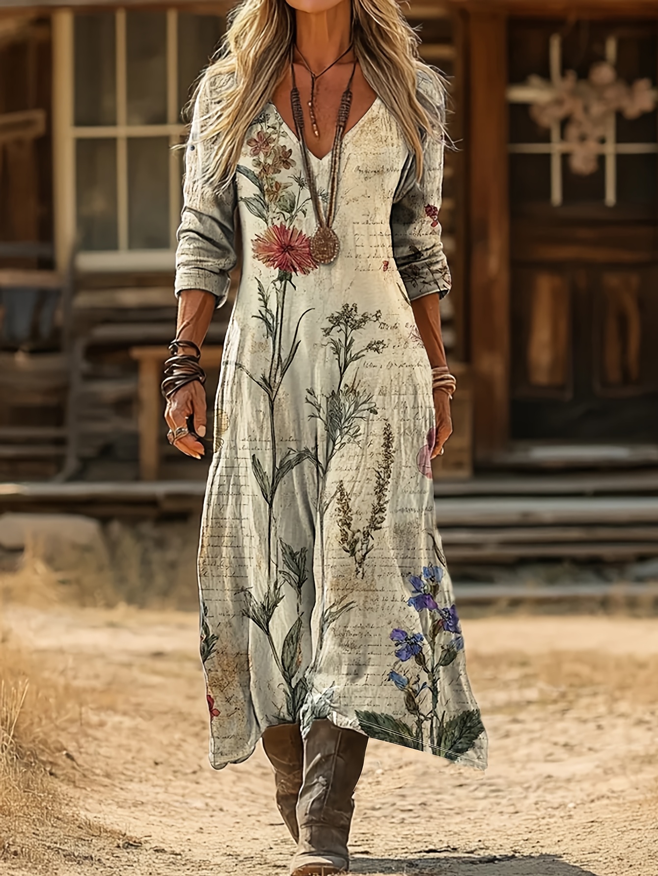 boho style long dresses - Iceland