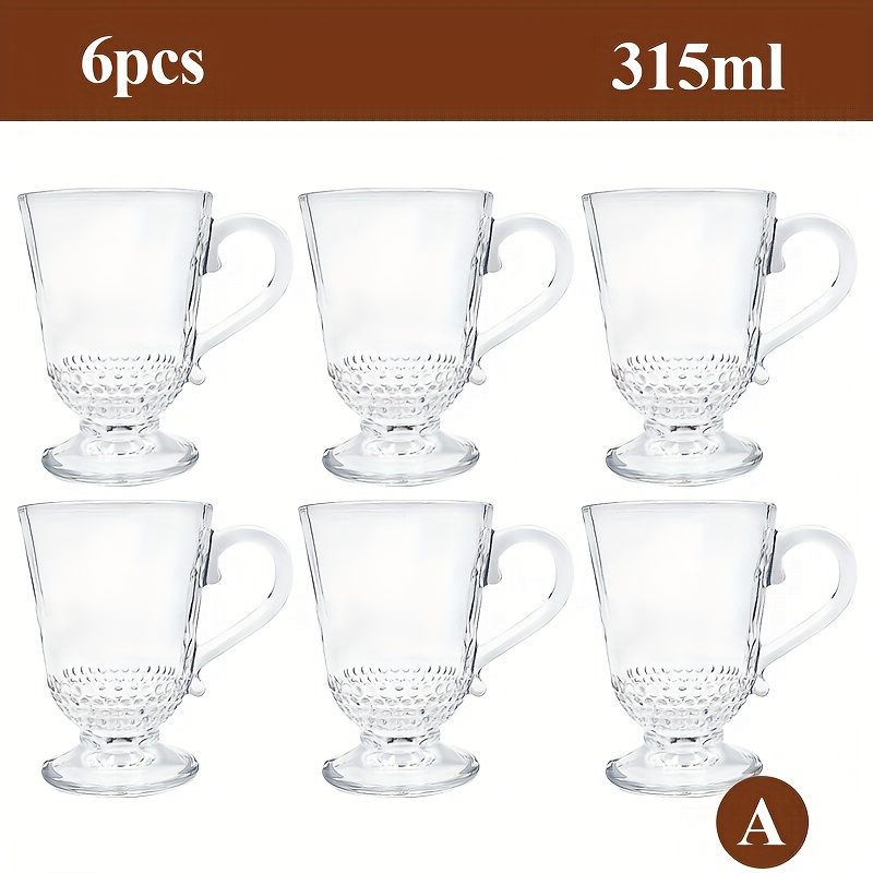 6st vintage dricksglas kaffe ar 315ml irsk - Temu Sweden