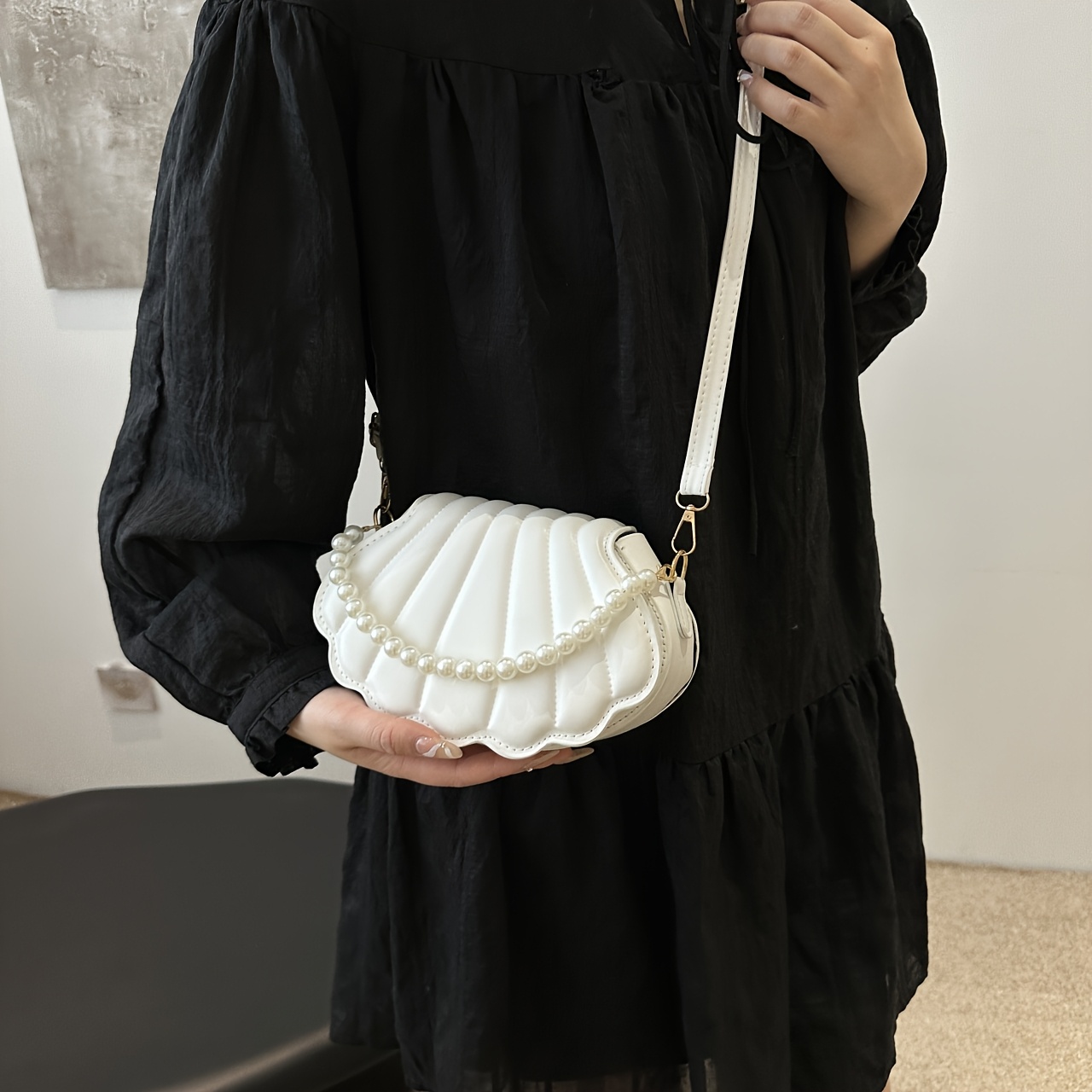Image of 2026 Shell Crossbody Bag For Women, Shell , Three-dimensional And , Adjustable Shoulder Strap, Worn As A Single Shoulder Bag, Crossbody Bag, Or Underarm Bag, Chain Is Not Easy To Fall Off