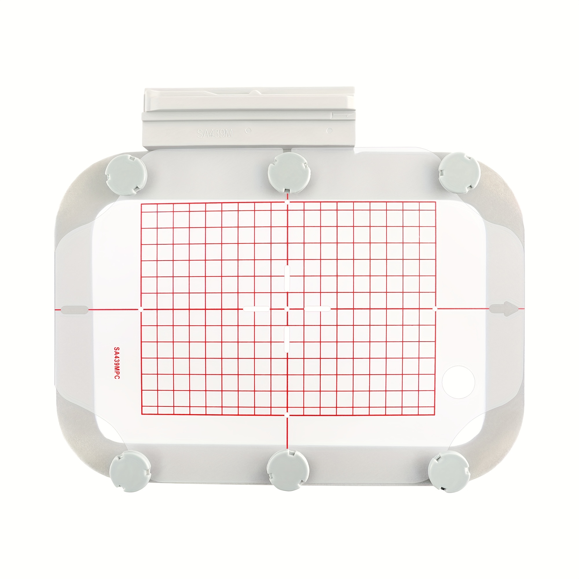 Image of Metal Magnetic 5x7in Embroidery Hoop For Brother Innovis Nq1700e Nq1600e Nq1400e Nq3600d 2 Ve2200 1500d V7 V5 Vm5200 And Machines