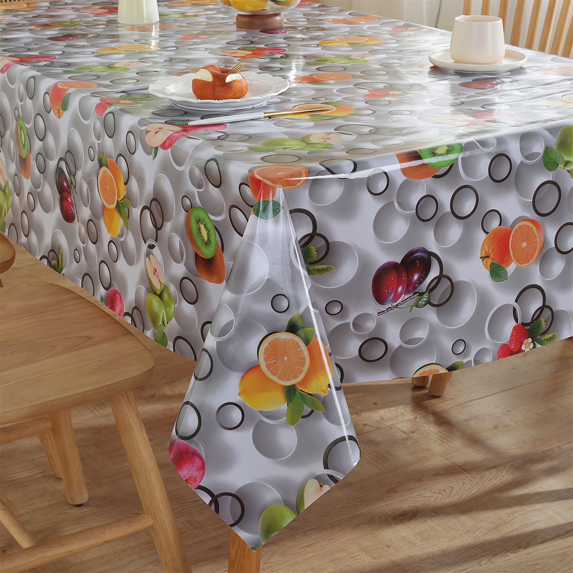 6er-Pack Einweg-Kunststoff-Tischdecke – 137,2 X 274,3 Cm – Wasserdicht, BPA-frei – Für Partys