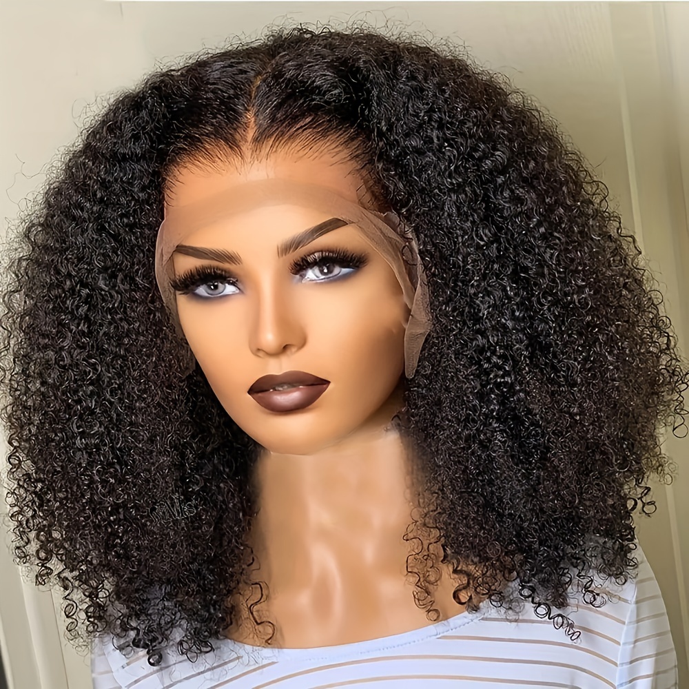 Bob Wigs Human Hair Glueless Hd Wig Natural Temu