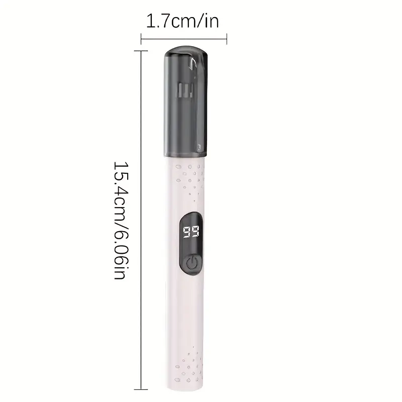 feiyba usb rechargeable nose ear hair trimmer with led display portable easy clean accurate trimming 4v 12v operating voltage   storage box travel friendly personal grooming tool trimmer for nose and ear hair Product details 4