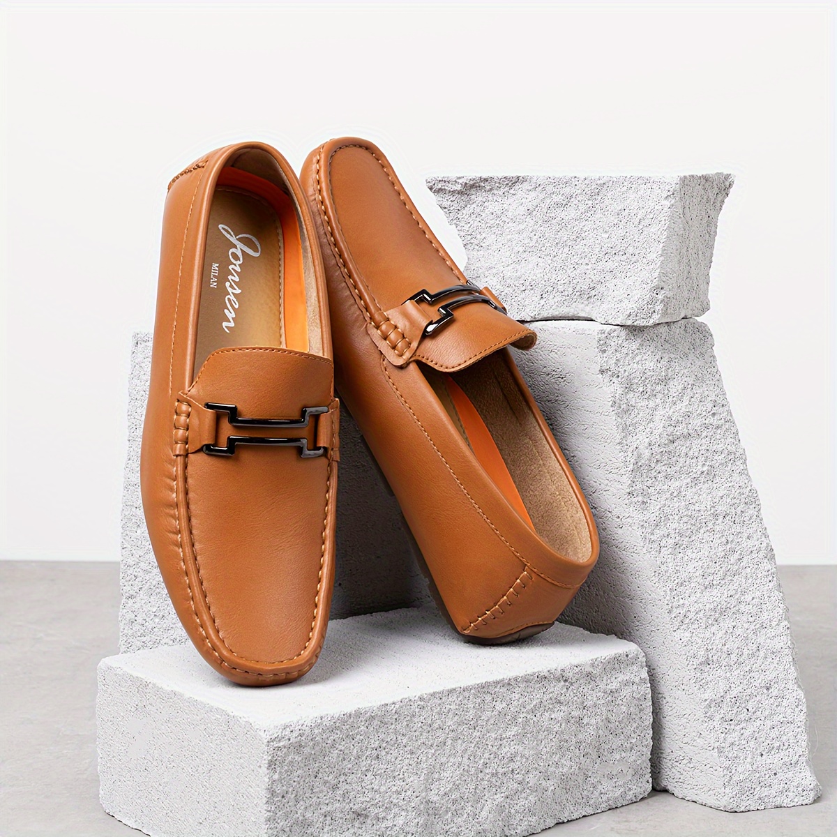 *'s Loafers Casual Slip On Shoes Soft Penny Loafers For Lightweight  Driving Boat Shoes