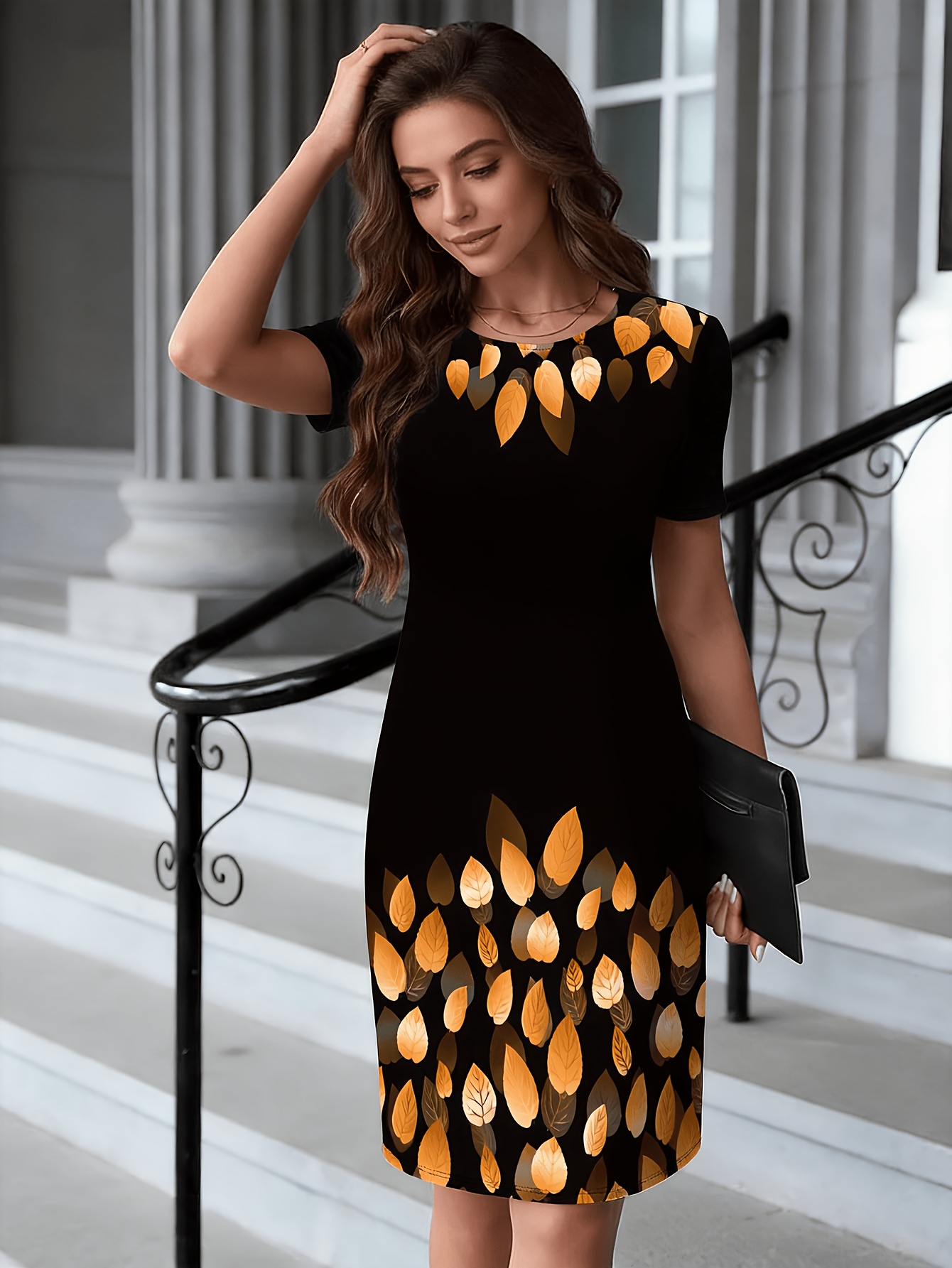 a line dresses homecoming Straps Navy Blue Pleated A-line Homecoming Dress – Ohmollydress