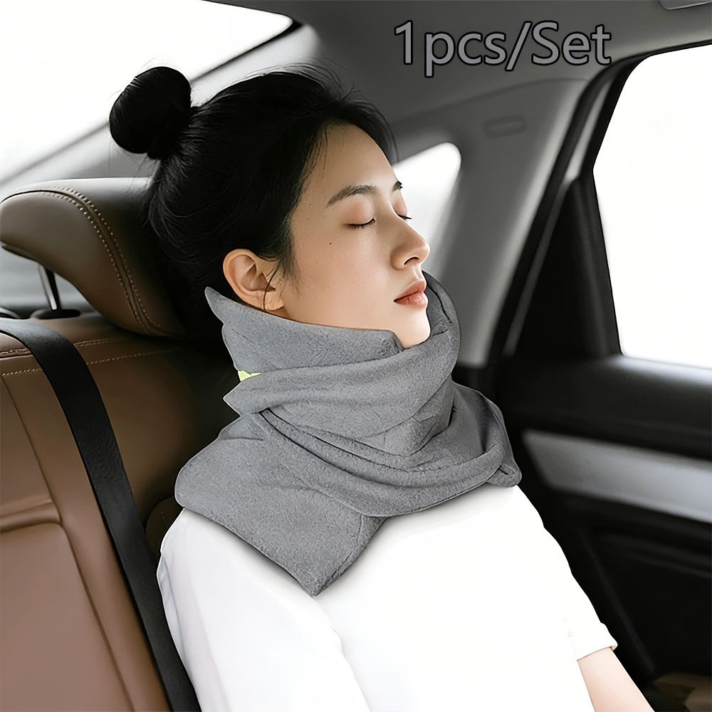 TEMU The Powerful Cervical Pillow Offers Neck Protection, Is Foldable, And Is Suitable For Airplane Travel, Office , Sitting, And Sleeping. It Allows