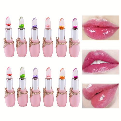 12pcs lipstick long lasting moisturizing color changing lipstick lip balm set valentines day gift
