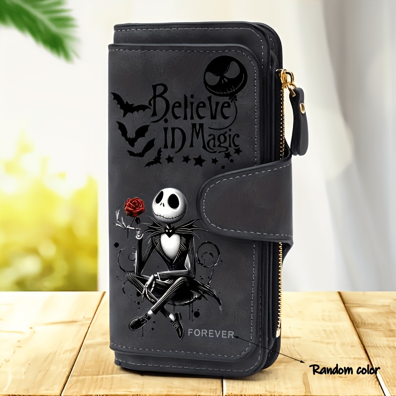 TEMU larga de Jack Skellington (las cajas y bolsas de regalo comprarse por separado) Diseño unisex con , cremallera, ideal para regalos de , San