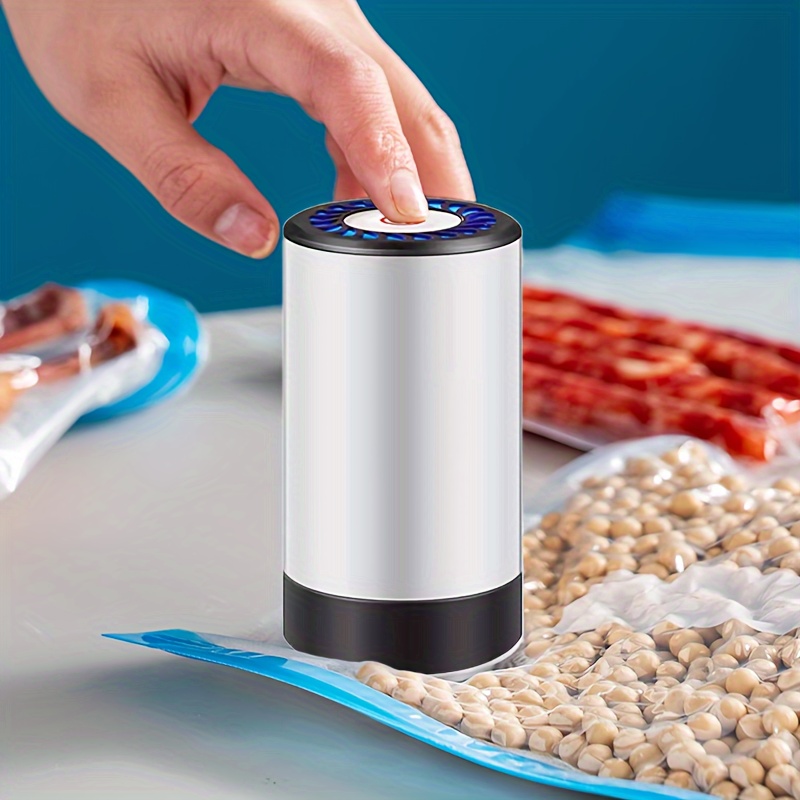 portable electric vacuum pump food storage bags Temu United Arab