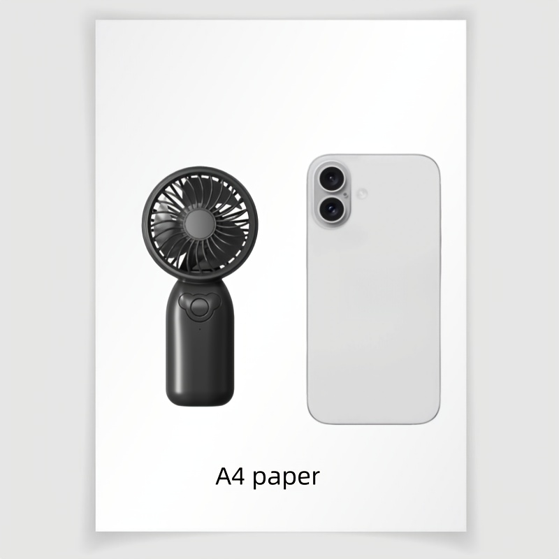 1 Mini Fan with Three Wind Speeds and Lanyard, Available in Various Colors, Party Gift