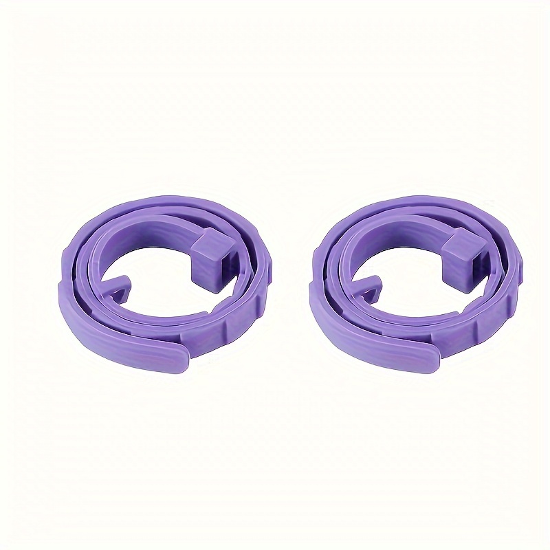 TEMU 2pcs Adjustable Dog Collars For - Stress Reducing, Behavior Improvement, Non-electric Material, All