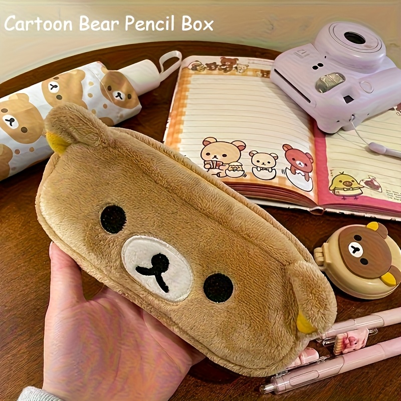 bear pencil case sold on Temu United States