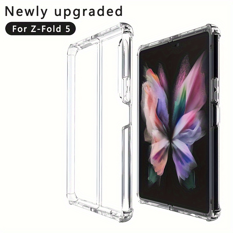 

Hd Transparent Shockproof Folding Phone Case For Samsung Fold 4 35g Crystal Clear Acrylic Bumper Hard Acrylic Cover