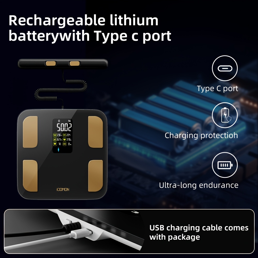  scale for home use health weight measurement with large color display 360 lbs capacity Product details 6