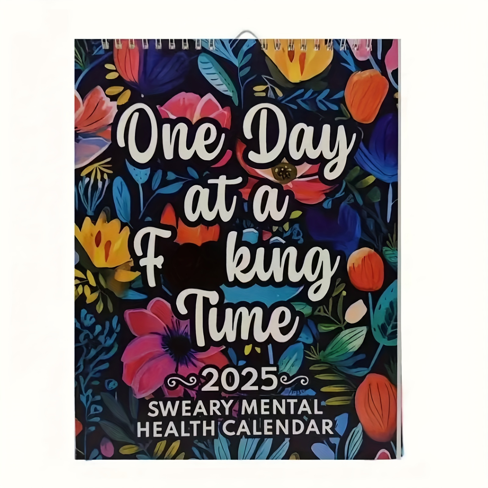 

2025 Affirmation Wall Calendar, Monthly Plan Supporting Mental Health, With Humorous Words, Inspirational Quotes, Organizer - Paper Material, Chinese Text