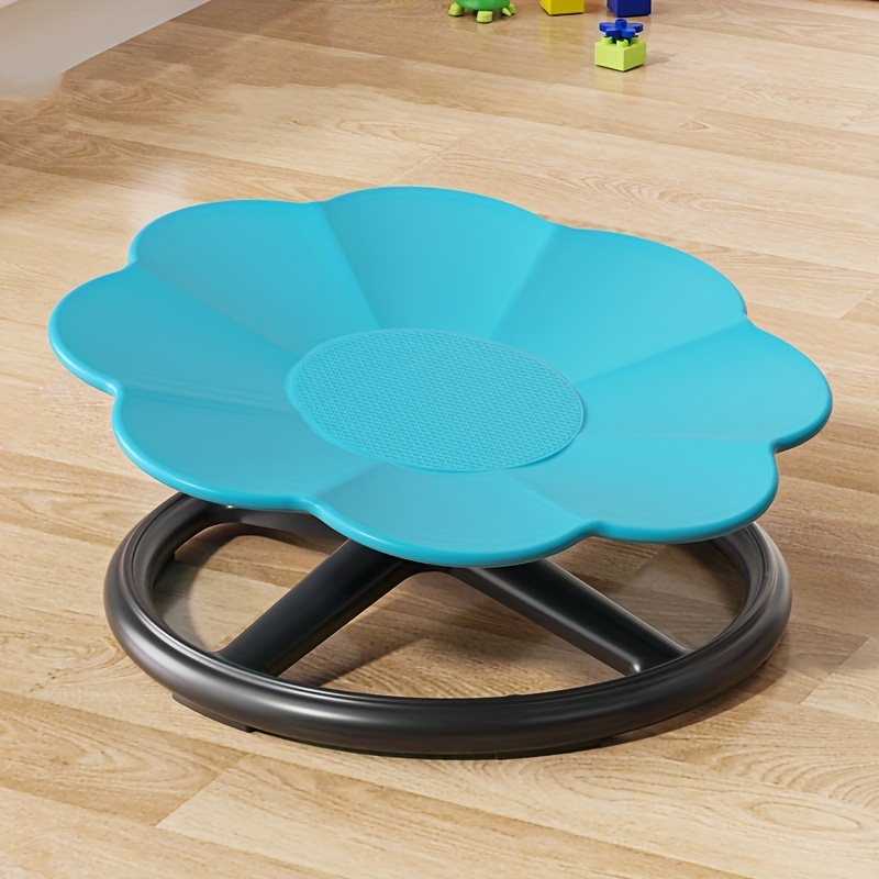 sensory stabilizing chair with petal shaped eggshell seat anti slip base sturdy durable   blue   design for coordination training concentration games easy assembly ideal for     ideal s Product details 2