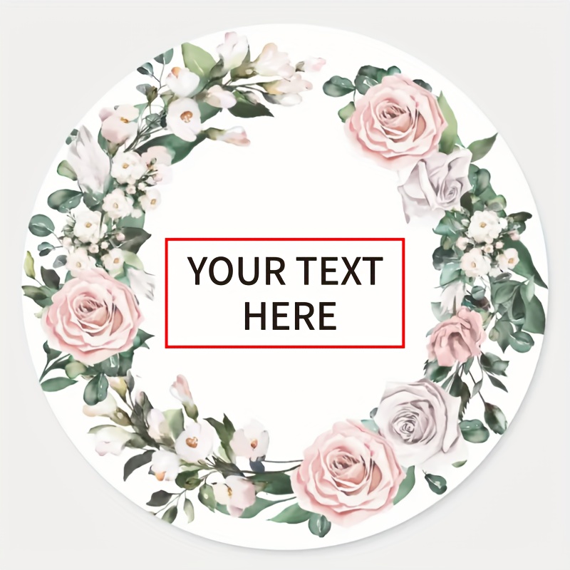 TEMU Personalized Stickers Custom Name Date Thank You Stickers For Bridal Shower Favors