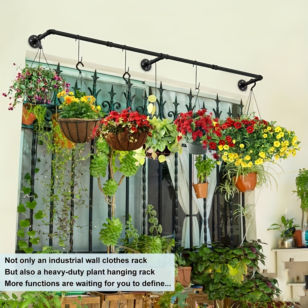 an adjustable industrial hanging plant rod - Temu Germany