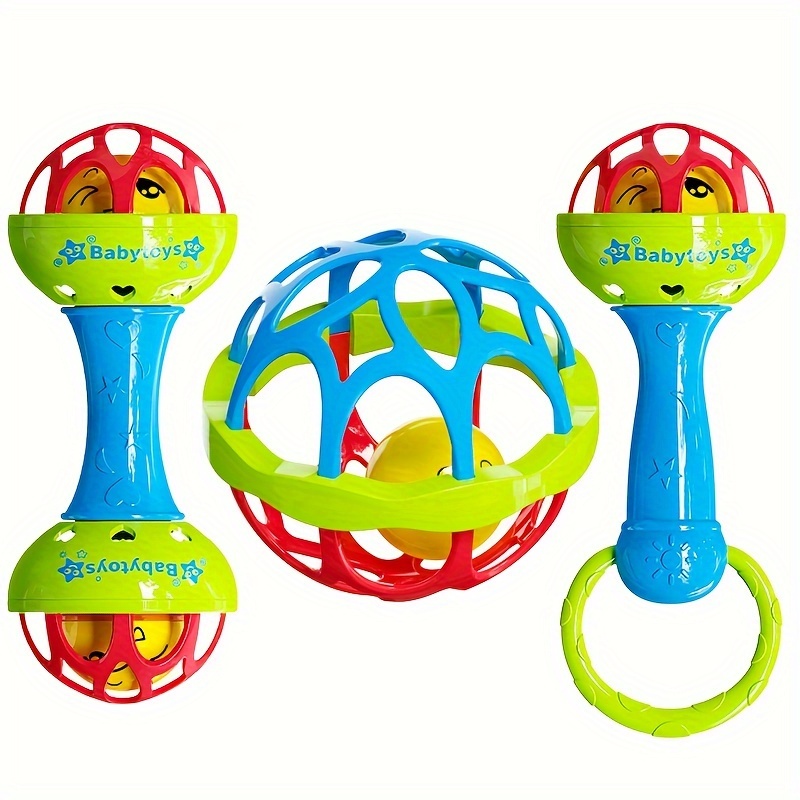 Image of Children's Hand-rattled Set: Newborn Vibrating Rattle, Grasping Training Toy, Thanksgiving, Fun New Baby Toy Gift 2026 Style