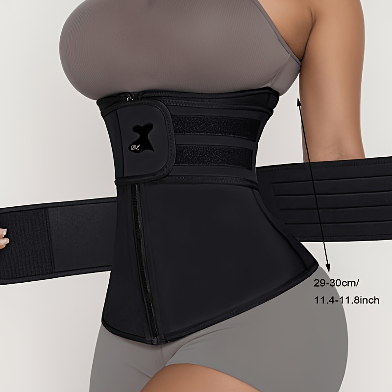 postpartum shaping double waist belt with zipper for sports and sweat abdominal compression and waist shaping training belt