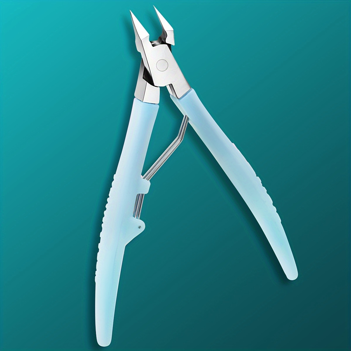 Image of Professional Manicure & Pedicure Set - Stainless Steel Cuticle Nippers, Dead Skin Remover, And Eagle Beak Pliers Nail Care