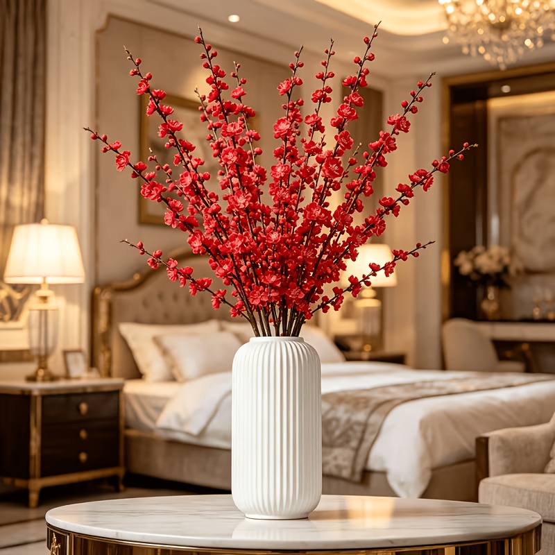 TEMU Grand vase cylindrique, un grand vase polyvalent pour une utilisation intérieure et extérieure. Un vase haut de gamme adapté , à et à la