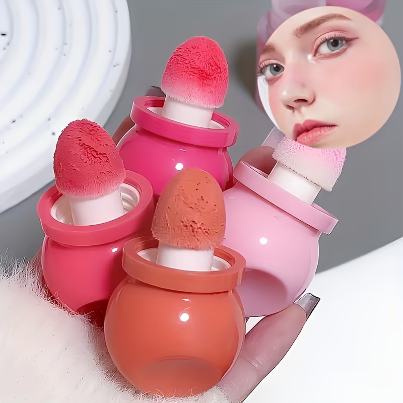liquid blush lip gloss natural layering creamy long lasting cheek makeup berry nude shades dual use for blush and lip gloss