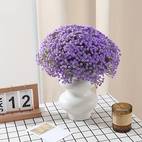 12 18 26pcs artificial starry simulated hand held breathing bouquet purple gift artificial flowers wedding bride gift party decoration spring room decoration dining table coffee shop decoration