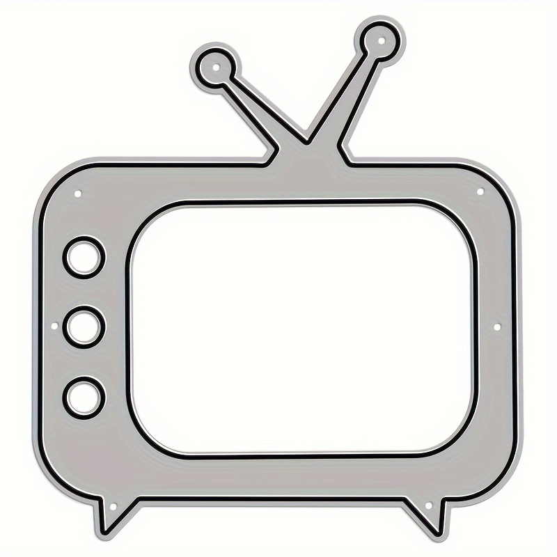

A Cutting Die For Tv Decoration Scrapbook Paper Craft Tools With A Golden Finish