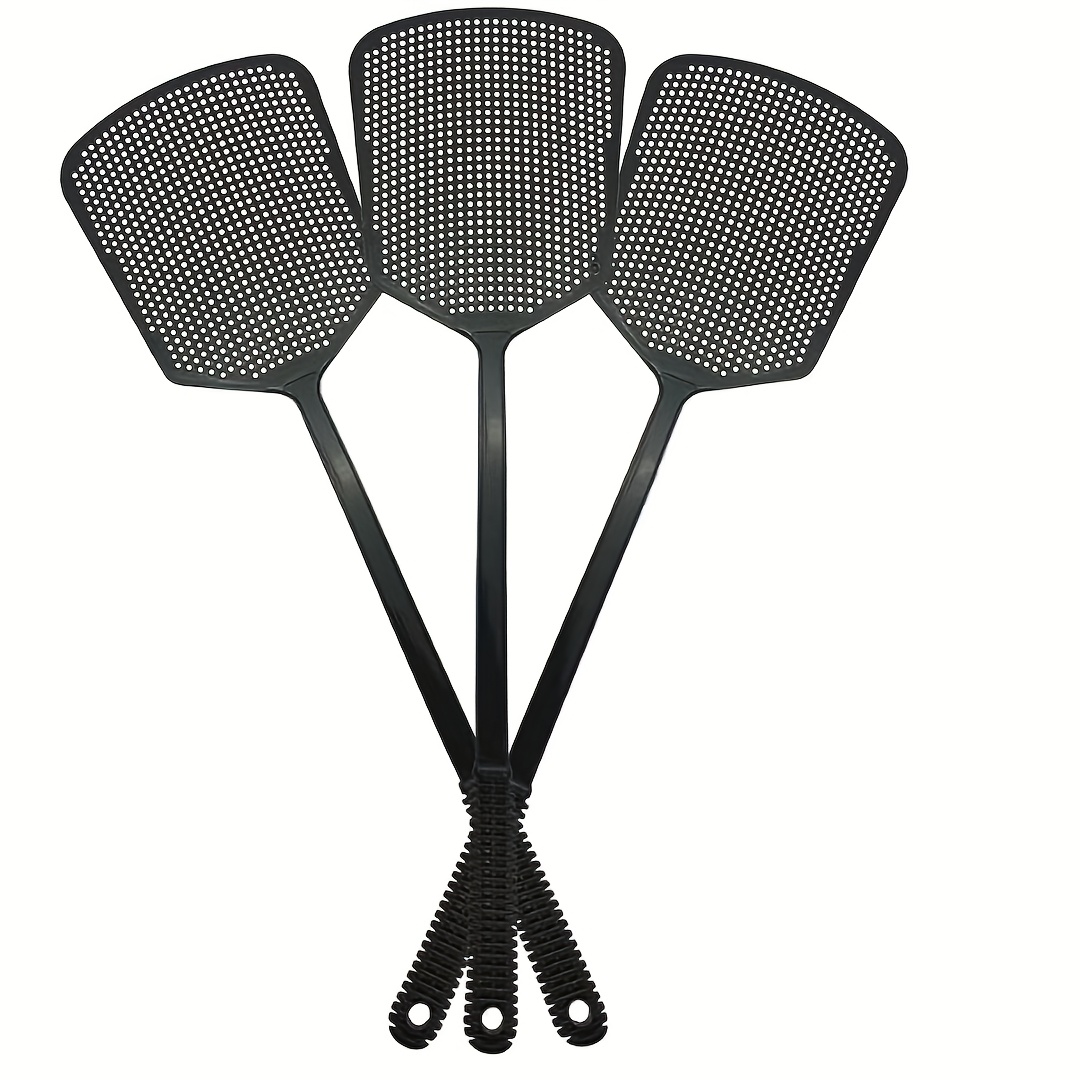 3pcs Extra Large Palm Thigh Swatter - Durable Plastic Fly Swatter With Ergonomic Handle For Effective , Manual Operation, No Electricity Needed, Palm Tree Swatter, , Sturdy Handle