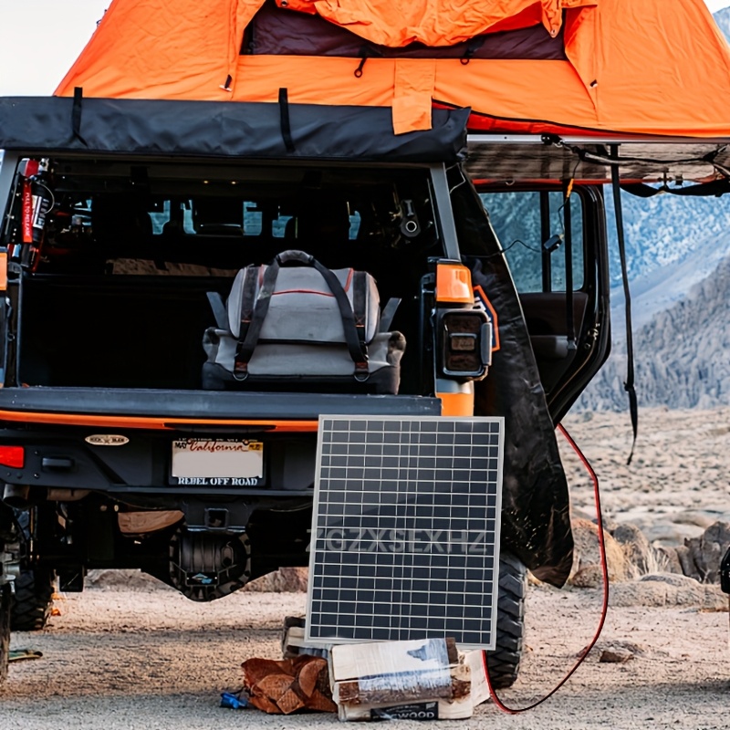 portable solar panel kit with sun catcher clip 60a 80a 100a