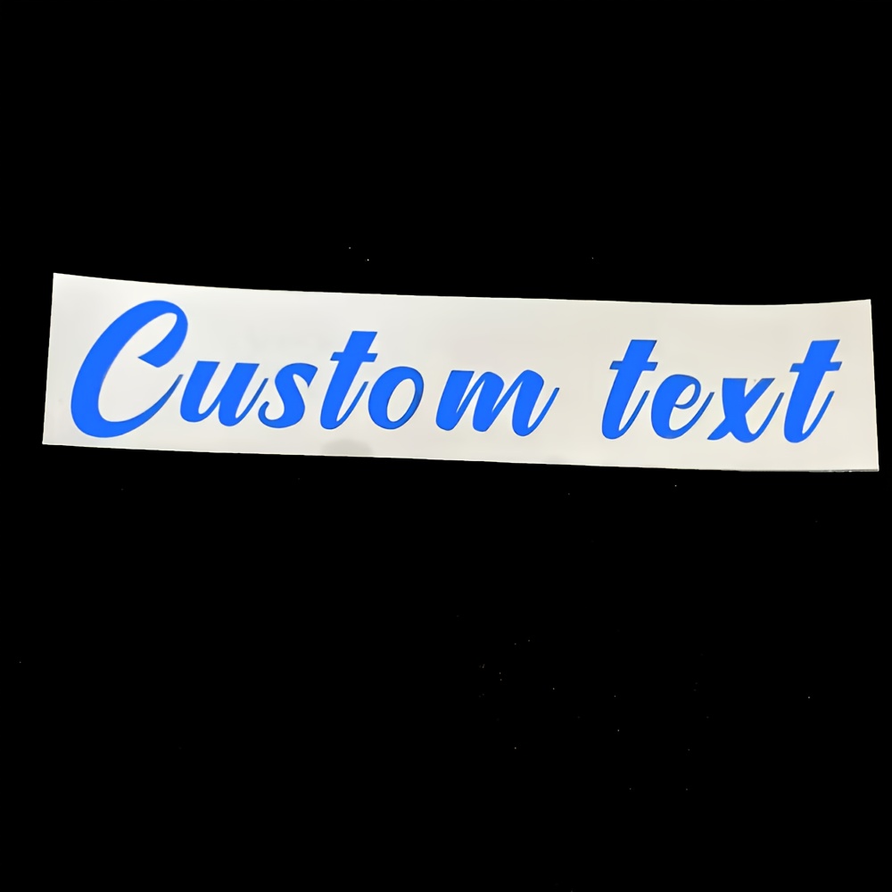 Personalized Custom Name Sticker, Vinyl DIY Gift Label