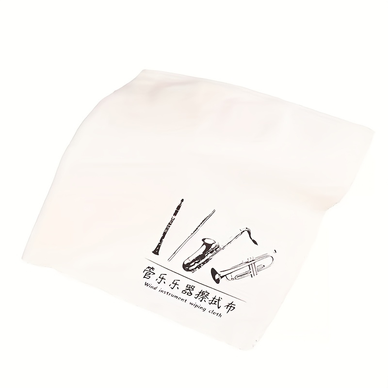 TEMU Saxophone, Trombone, Flute, Trumpet, Clarinet, And Other Orchestral Instrument Cleaning Cloths, Multi-instrument Stain Removal And Maintenance