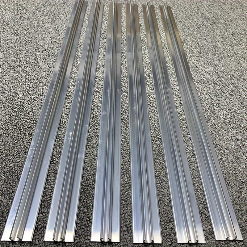 Image of Motorhome Awning Rail 6 X 60cm Strips, Aluminium Awning Rail Set Universal For Campers Or Caravans