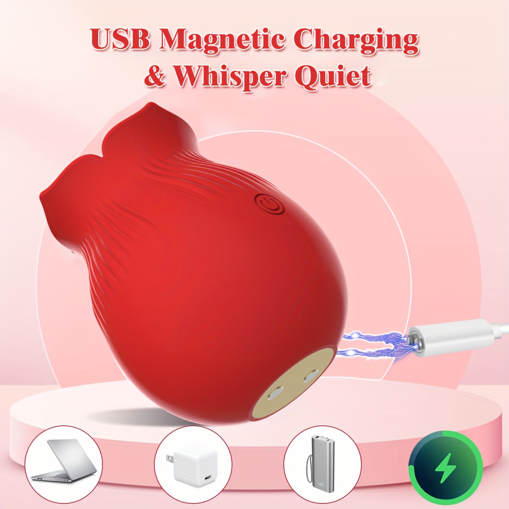 are rose toys quiet The Original Rose Toy 2026 New Model: Quiet Suction Clitoral Vibrator main image 1