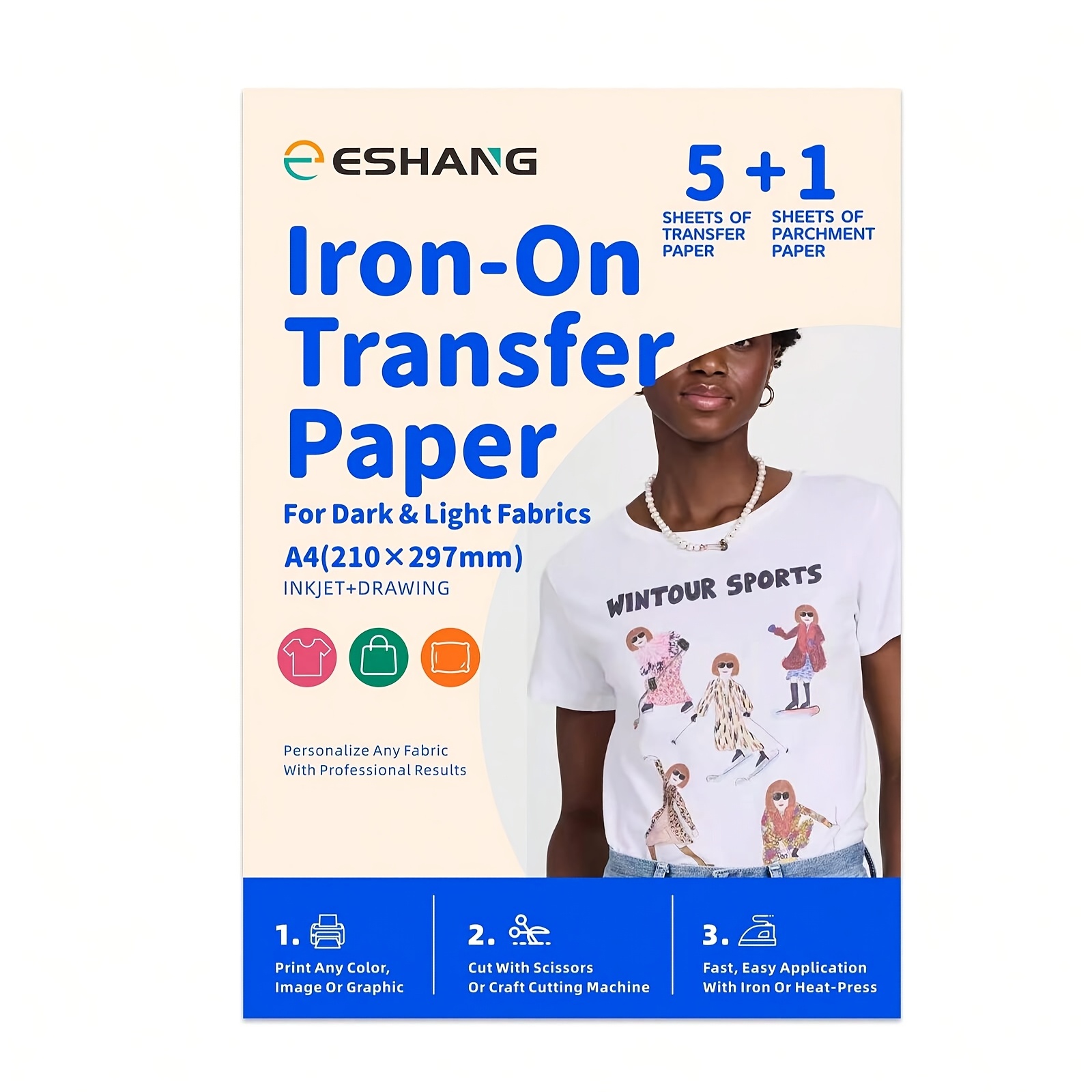 Heat Transfer Vinyl Parchment Paper For T Shirt Printing A4 Size