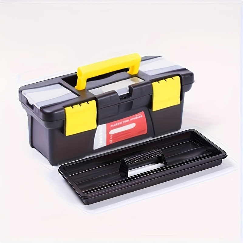 

Compact Waterproof Plastic Toolbox - Portable Multi-functional Storage For , Ideal For Electricians