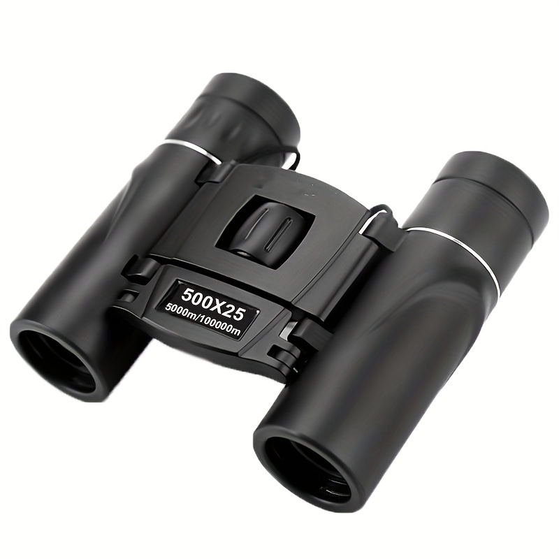 

High-powered 500x25 Mini Binoculars Bak4 Prism, Waterproof With Waist Bag & Strap Ideal For Travel, Bird Watching, Outdoor Sports