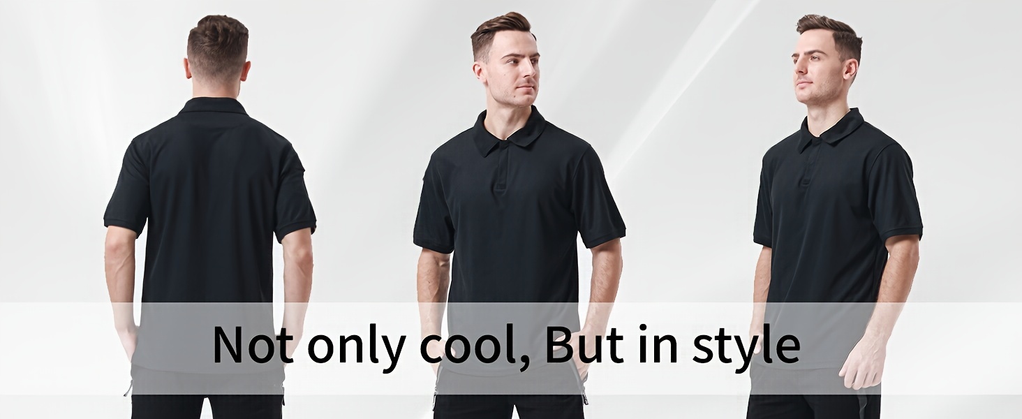 mens quick dry shirts polyester casual collared tennis golf shirts moisture wicking short sleeve sports shirts 2 pack details 4