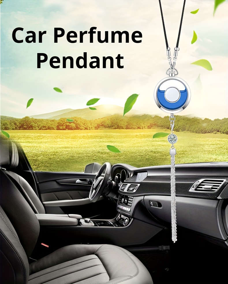 5 Pièces Pendentif De Parfum De Voiture Bouteille D'Aromathérapie