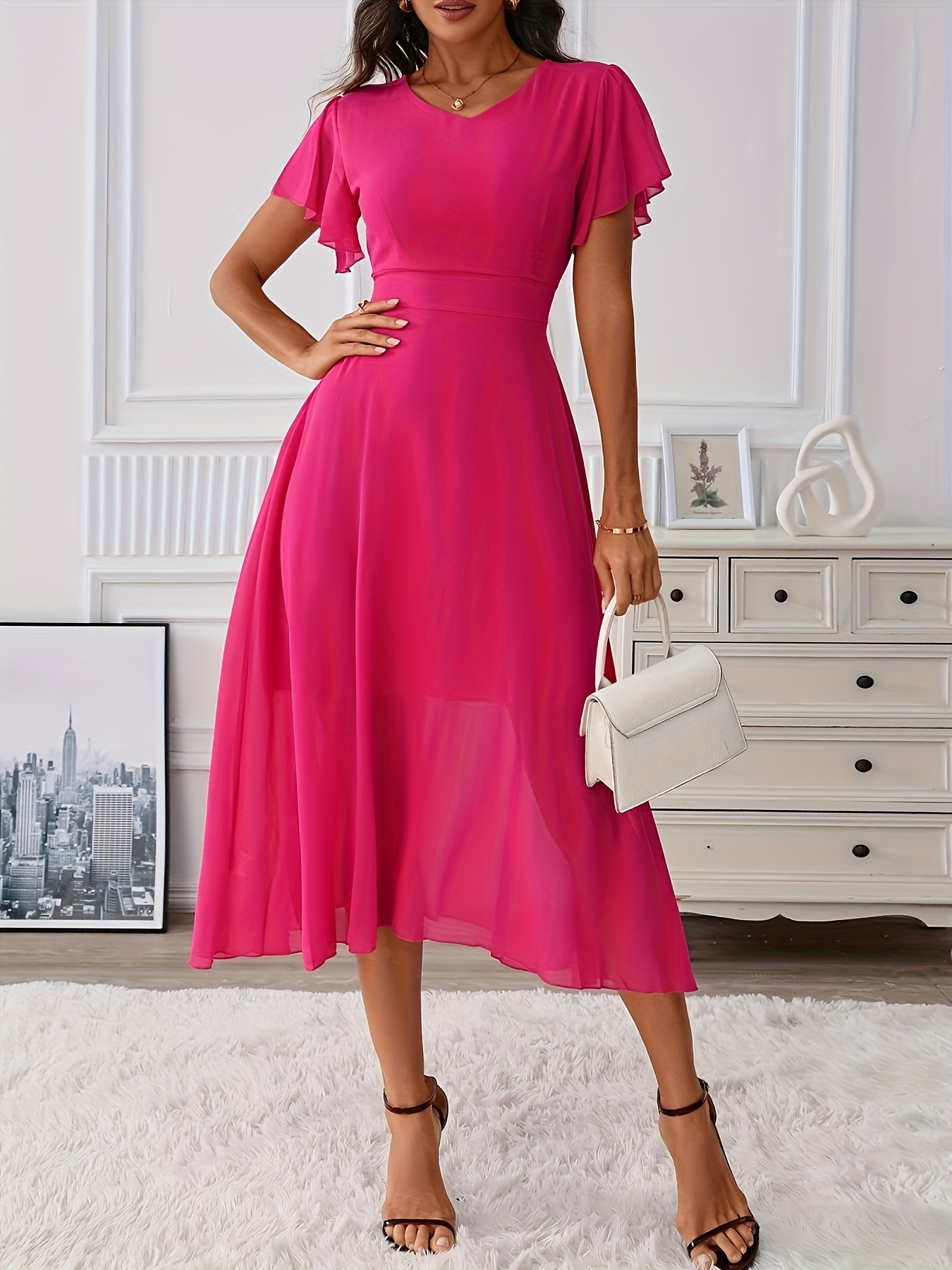 open lace back dress Unique Vintage Plus Size Red Sweetheart Swing Dress main image 1