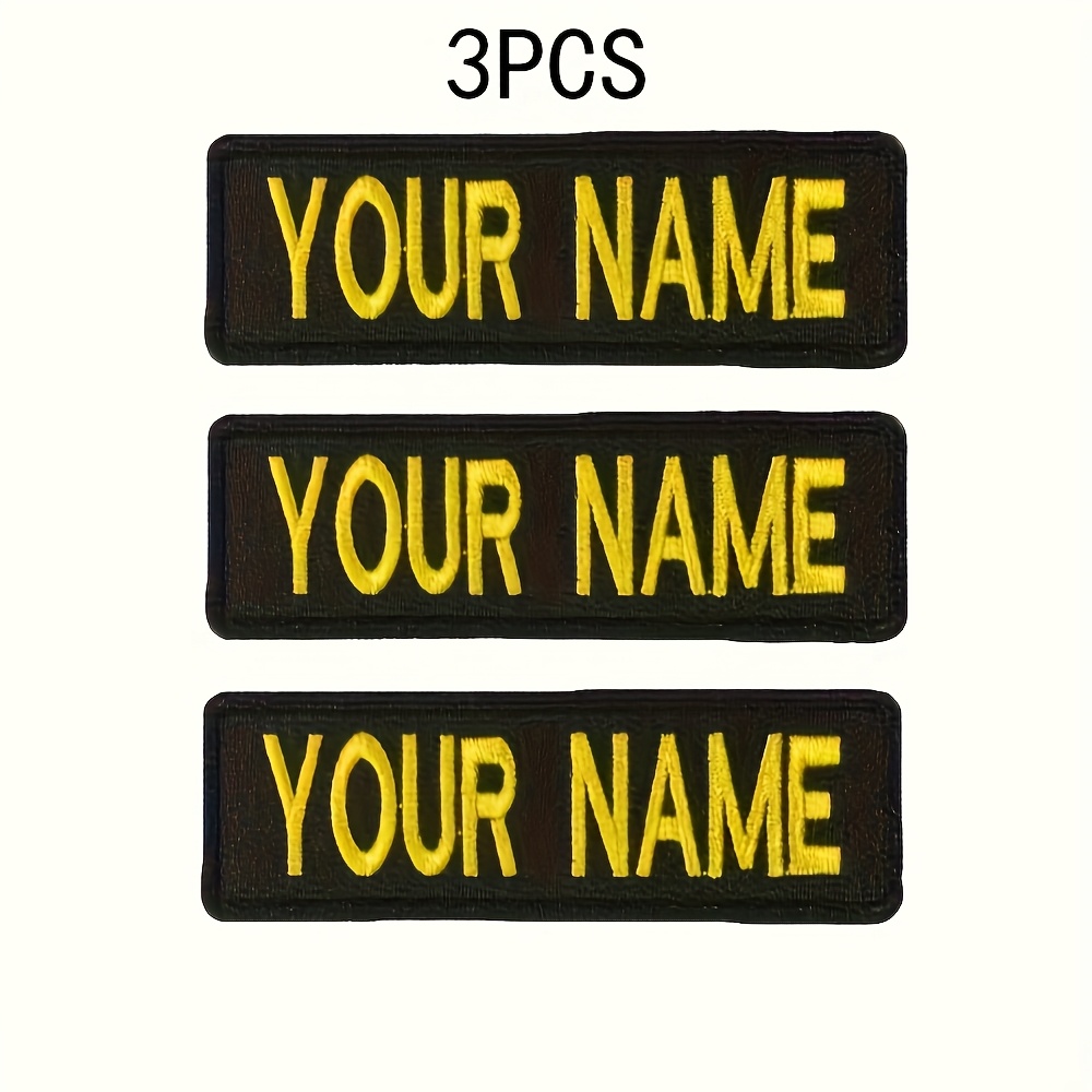 TEMU A Pack Of 3 Cool Letter Patches For Sewing Jackets, Jeans, And Backpacks