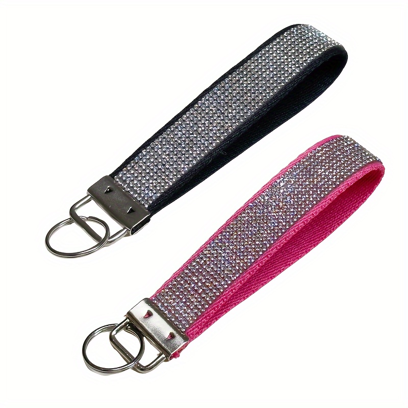 

Sparkling Car Keychain - Chic Wristlet For Women & Girls, Perfect Gift For Birthdays & , Bling, , Keychain, Holder