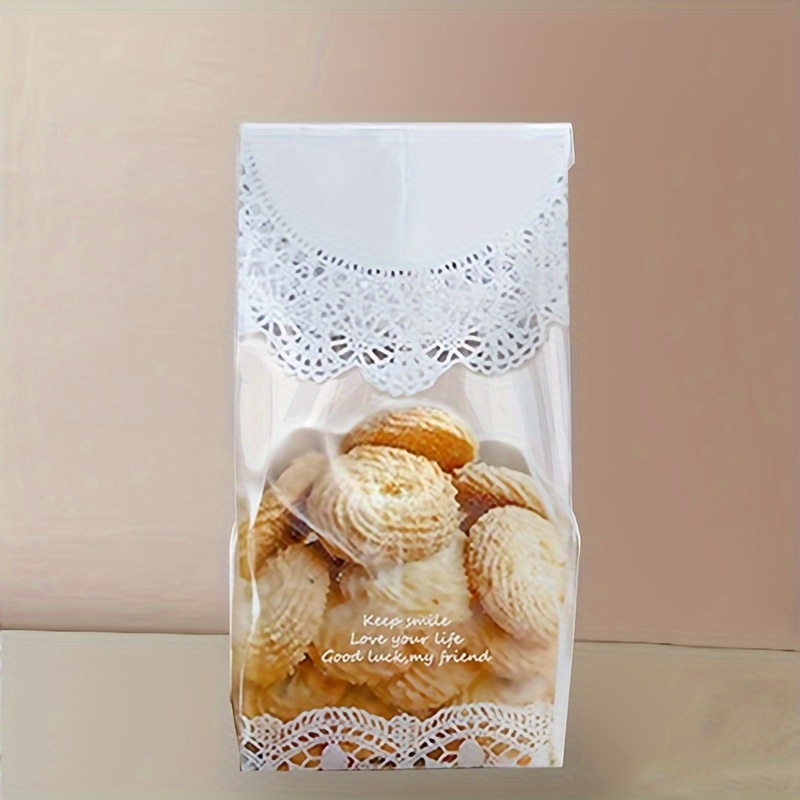 white lace cookie biscuit bag wedding gift candy bar cupcake package box birthday party decor kids baby shower decoration details 0