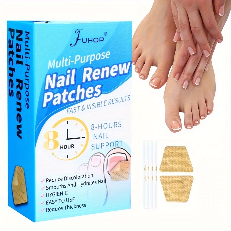 32 Patch Nail Support Patches Discolored Thick Nails Improve Appearance  Nails Protect Repair Nials Moisturize Nails, Today's Best Daily Deals